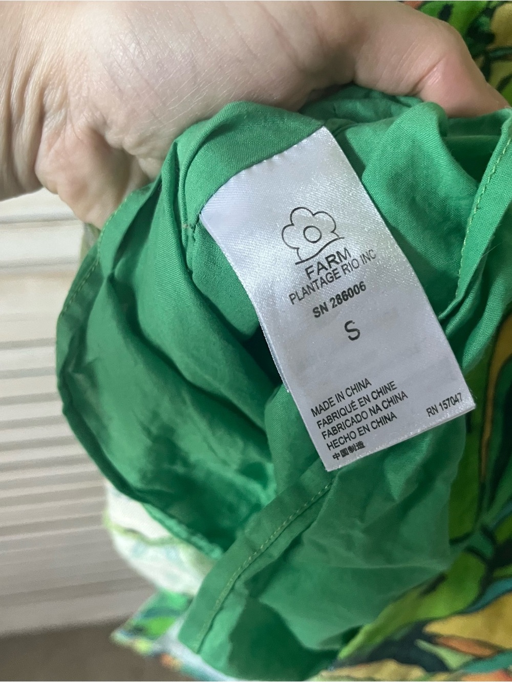 Farm Rio Green Banana Dress - Picture 7 of 10